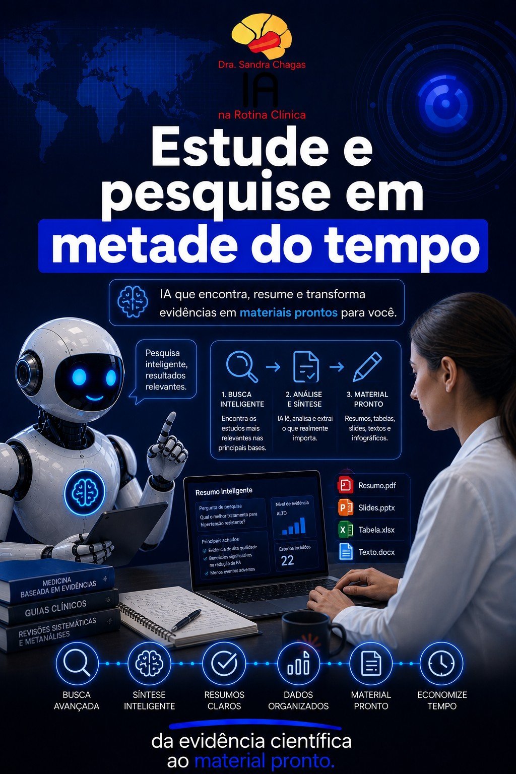 Estude e pesquise em metade do tempo